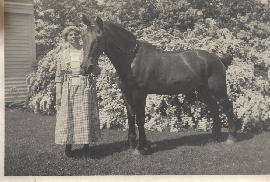 Annie with horse smaller
